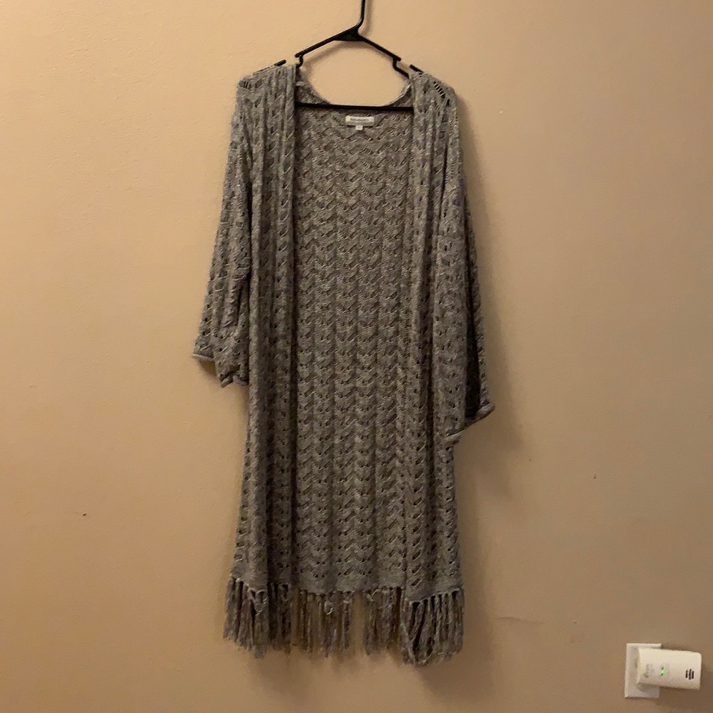 Cost Plus World Market One Size Crochet Cardigan
